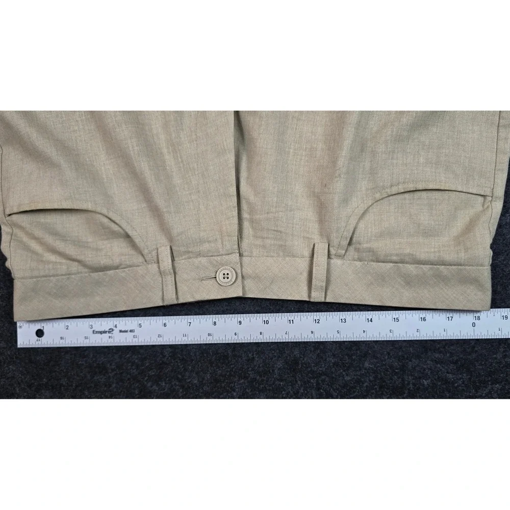 Ashworth 3rd Groove Men's Beige Golf Pants 36x30 Functional Cotton Hybrid